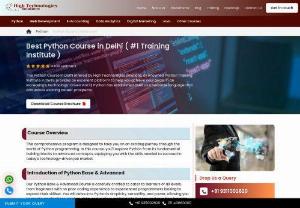 Best Python Course in Delhi - High Technologies Solutions is the Best Python Training Institute in Delhi with affordable fees. Boost your programming skills in Python.