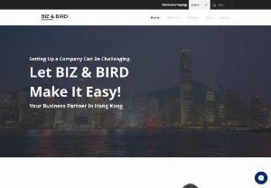 Biz and Bird Corporate Services Limited - Biz & Bird is a licensed corporate services company with professional knowledge and expertise in company incorporation, company secretarial, accounting & taxation, and HR & payroll services, helping Hong Kong companies navigating local statutatory requirements