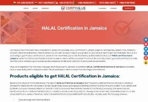 HALAL Certification in Jamaica - Certvalue is the top HALAL Consultants in Jamaica for providing HALAL  Certification in  Jamaica, Kingston, Montego Bay, Spanish Townand other  major Cities in Jamaica with services of implementation.