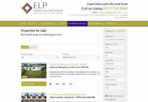 Property for Sale in Edinburgh - The estate agents at ELP Arbuthnott McClanachan sell a wide range of homes in Edinburgh ranging from 1 bedroom flats to large detached houses.
