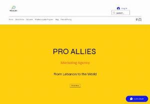 PRO ALLIES - We are a marketing agency targeting the Middle East region. we are specialized in Branding, Marketing, research, sampling and social media management.