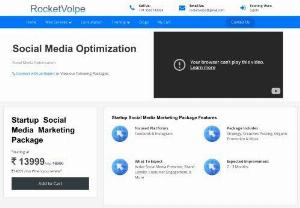 Social Media Optimization Services - 🚀 Elevate your online presence with RocketVolpe! 🌟 Unleash the power of social media optimization with packages and services for startups and e-commerce 🚀✨ Ignite engagement, fuel growth, and leave your competition in the dust. 🚀📈 #RocketVolpe #SocialMediaOptimization #DigitalMarketingMastery