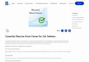 Essential Resume Must-Haves for Job Seekers - In a highly competitive job market, your resume is your chance to make a lasting impression on hiring managers. To secure that coveted interview, your resume needs to stand out from the rest, especially with Applicant Tracking Systems (ATS) in play. Don't worry, I've got you covered! By incorporating these essential elements into your resume, you'll create a professional document that commands attention