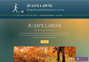 Juan's Lawns - We provide professional and affordable landscape services to clients in the Maumelle and surrounding areas.  Experienced lawn care, sprinkler repair, landscaping solutions.  Design and implementation of landscaping - year round maintenance. Leaf Removal, French Drains, Mulch, plantings, tree trimming, patio and hardscaping.