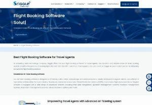 Best Airline Ticketing Software - Discover unparalleled efficiency and innovation with Sriggle – the best airline ticketing software. Streamline bookings, access real-time data, and elevate your travel agency's performance. Embrace seamless ticketing solutions for a superior travel experience.