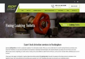 Fixing Leaking Toilets - Emergency Toilet Repairs in Mandurah and Rockingham: Facing a toilet emergency in Mandurah or Rockingham? RDF Plumbing is here for you. From hissing noises to continuous flows, we respond promptly to address concerns. Don&#039;t let toilet leaks linger; contact us early for swift and effective solutions. 