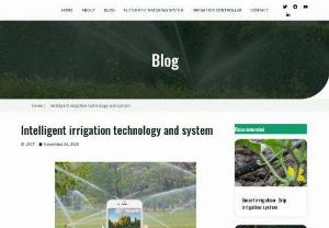 Intelligent irrigation technology and system - Intelligent irrigation is a method of using science and technology to save water in irrigation. It contains weather sensors, soil sensors and various controllers. Sensors monitor current weather conditions and actual ground humidity, and controllers control the opening or closing of water valves. Automatic irrigation is realized. Make scientific judgments about whether, when, and how much water is needed. It is suitable for water saving management in lawn, farmland, landscape and other...
