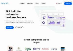Impact. | Digital Transformation For Indonesian Businesses - Impact is a technology and management consulting company with the vision to grow Indonesia's economy through technology, data, education, and community.