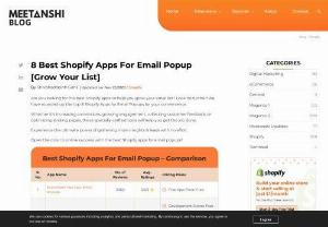 Maximize Your Subscriber Growth with Shopify Email Popup Apps - At this time you have to engage with your customer, so you need email popup apps for your Shopify store. in this blog, we have mentioned some apps that suit you. 