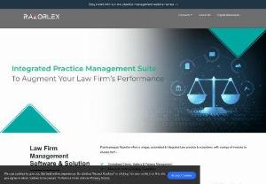 RAZORLEX - RazorLex is end-to-end Practice Management solution for all Law Firms. With a proven track record and multiple integrated modules, RazorLex allows firms to manage their practice, resources and profitability effectively.  Razorlex offers a unique, automated & integrated Law practice ecosystem with a range of modules to choose from, including Time & Billing, Finance & Accounting, Project Management, Human Resource Management, CRM, Document Management, Knowledge...