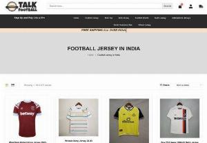 Football Jersey in India at an Affordable Price - Explore a diverse collection of high-quality football jerseys in India at Talk Football. Discover your favorite team's latest designs and showcase your passion for the game with our authentic and stylish football jerseys. Choose from a range of clubs and national teams to find the perfect jersey for your football journey. Shop now for the best football jerseys in India!