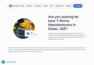 T Shirt Manufacturers in Dubai - Polos is one of the best Dubai’s leading t shirt manufacturer’s factory. We offer high-quality t-shirt product and supplies at a great customer service without compromising on quality, at affordable prices. We have the largest range of apparel products including crop tank, crop top, crop hoodies, joggers, jackets, sportswear, gym and much more. We have supplied tees products across UAE from café and restaurants to office buildings and schools. So what are...