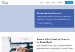 Resume writing services in Edmonton - Elevate your career in Edmonton with our top-notch resume writing services! Our team of experts will highlight your skills and experiences, creating a compelling narrative that catches employers’ attention. Don’t just apply, land your dream job in Edmonton!