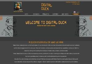Digital Duck - Digital Duck, originally known as Mythica\Designs 24, was conceived in 2016 as an idea that sparked a transformative journey, leading to our first client engagement in the same year. Since our inception, we have grown and expanded our capabilities, honing our skills in a corporate setting and mastering the intricacies of social media, websites, and print media. 
Today, Digital Duck stands as a fully encompassing company, proficient not only in meeting your design and video editing...