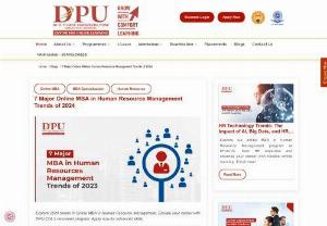 7 Major Online MBA in Human Resource Management Trends of 2024 - Explore 2024 trends in Online MBA in Human Resource Management. Elevate your career with DPU-COL&#039;s renowned program. Apply now for advanced skills. 
