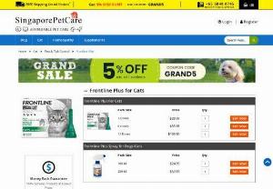 Frontline Plus for Cats | SingaporePetCare - Purchase Frontline Plus for cats from SingaporePetCare. Enjoy dependable, waterproof flea and tick protection, complete with free and swift delivery. Say goodbye to fleas within 12 hours and ticks within 24 hours of application.