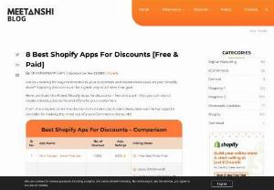 Top Shopify Apps for Boosting Sales with Discounts - Are you eager to boost sales and engage customers on your Shopify store? Look no further &ndash; discounts are the key! Discover the top solutions to elevate your discount game with our guide to the best Shopify Apps for discounts &ndash; both free and paid.