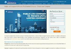 Public Ltd Company Vs Private (Pvt.) Limited Company - Choose your Company - Know all points of differences between a private limited company(Pvt. Ltd) and a public limited company(Ltd). We will discuss the difference between public and private companies and will also learn about these two types of companies in detail. 