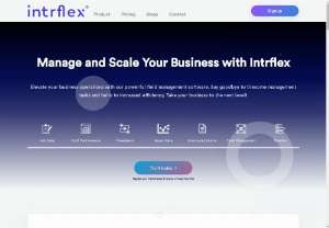 Intrflex - Intrflex streamlines your business operations with a user-friendly interface and robust features.