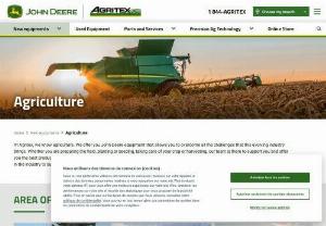 Agriculture | New equipments | Agritex - The Agritex Group is THE reference in agricultural equipment. Discover a wide selection of John Deere equipment for all types of farming.