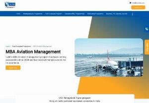 MBA in Aviation Management by ILAM India - ILAM India offers an MBA in Aviation Management, blending business acumen with aviation expertise. Through industry-oriented curriculum, students delve into airline operations, airport management, and regulatory frameworks. The program emphasizes leadership, strategic planning, and operational efficiency, equipping graduates for managerial roles in the dynamic aviation sector.