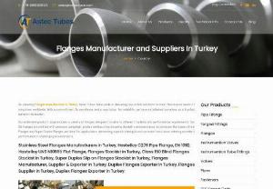  Flanges manufacturer in Turkey - As a leading Flanges manufacturer in Turkey, Astec Tubes takes pride in delivering top-notch solutions to meet the diverse needs of industries worldwide. With a commitment to excellence and a reputation for reliability, we have established ourselves as a trusted name in the market.  Our extensive product range includes a variety of flanges designed to cater to different material and performance requirements. Our SS Flanges are crafted with precision using high-grade stainless steel,...