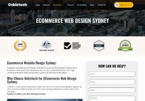 Ecommerce Web Design in Sydney — Ozbiztech - Ozbiztech specializes in top-notch ecommerce web design in Sydney, crafting visually stunning and user-friendly online platforms. Our expert team seamlessly blends creativity and functionality, ensuring a captivating digital storefront for your business. Elevate your online presence with Ozbiztech’s ecommerce web design services, where innovation meets user experience, driving engagement and conversions.