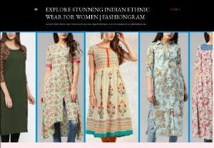Explore Stunning Indian Ethnic Wear for Women | Fashiongram - world of Indian ethnic wear! Shop stunning sarees, elegant lehengas . Authentic designs and unbeatable prices.
