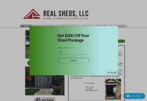 Real Sheds, LLC - Real Sheds, LLC is a local shed building company in Nashville, TN. We are focused on building quality sheds on-site or for delivery using premium materials and top- tier workmanship. We offer over twenty different sizes and many customization options to ensure our customers get exactly what they want, all at a very reasonable price! We serve mostly Davidson, Williamson, Cheatham and Rutherford County but will also travel outside of these counties.