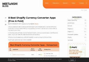 Shopify Currency Converter Apps for Seamless Transactions - In the bustling realm of online commerce, catering to diverse customer needs is imperative for sustained growth. Are you in search of the perfect currency converter app to augment your Shopify store&#039;s functionality? Look no further, as we embark on a journey to explore the realm of Best Shopify Currency Converter Apps, presenting a diverse array of options to elevate your business to unprecedented heights. 