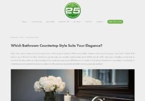 Which Bathroom Countertop Style Suits Your Elegance? - Explore exquisite bathroom countertops in OKC. From durable quartz to timeless marble, discover stylish options for a luxurious and functional space.