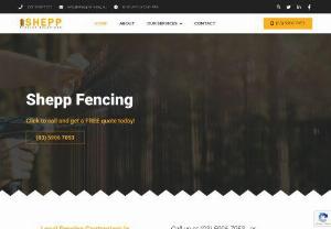 Shepp Fencing - We are the most trusted fencing contractors in Shepparton and the surrounding areas. We have been servicing the community for over 10 years and have built a reputation for quality workmanship and customer service.
