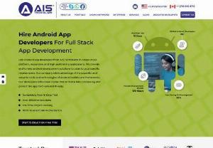 Hire Android App Developers - Our Android app development company offers qualitative development services. We expand the capabilities of Android apps while incorporating power-packed features to support business operations.