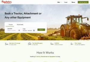 Haystackers - Haystackers operates as a peer-to-peer (P2P) community-driven platform, facilitating the direct rental tractors and other farm equipment from individual owners to farmers in need. If you are an individual farmer with idle tractors or other equipment not in regular use, you can easily list them on our dedicated platform or website for rental through Haystackers