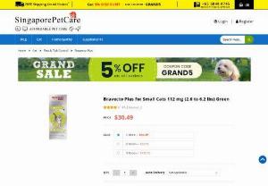 Bravecto Plus for Small Cats 112 mg (2.6 to 6.2 lbs) Green - SingaporePetCare provides Bravecto Plus for Small Cats (2.6 to 6.2 lbs) Green, ensuring your cat&#039;s protection from fleas, ticks, heartworms, roundworms, and hookworms. Experience 100% satisfaction guaranteed.