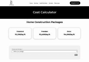 How to check home construction cost? - Explore precise project budgeting with NV Infra's Cost Calculator. Tailored for both residential and commercial projects in Chennai, this user-friendly tool simplifies the estimation process. Input project specifics effortlessly and gain valuable insights into construction costs. Streamline your planning with NV Infra's transparent Cost Calculator.
