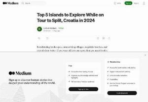 Top 5 Islands to Explore While on Tour to Split- Croatia - Breathtaking landscapes, mesmerizing villages, exquisite beaches, and crystal-clear water- If you want all into one spot, then you must book a well-designed trip to Croatia package. 
