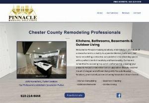 Pinnacle Housing Solutions - Kitchen & Bathroom Remodeling, Basement Finishing and Outdoor Living projects by contractor in Chester County, Pennsylvania. Home construction renovations.