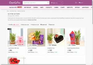Send Valentine's Day Plants With Same-Day Delivery - OyeGifts - You've found the ideal site like OyeGifts if you're looking for send valentine's day plants. We provide the option of Valentine's Day delivery on the same day.