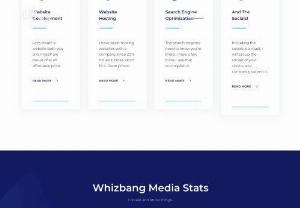 Whizbang Media - I am a one-person website powerhouse which has been in business for 25 years and still enjoying what he does. I dont shy away from almost any website subject. Give me a challenge! I create and know things.