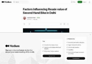 Factors Influencing Resale value of Second Hand Bike in Delhi - Explore the key factors that influence the resale value of second-hand bikes in Delhi. Understand the market dynamics and make informed decisions for maximizing your bike&#039;s resale potential.