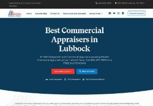 Lubbock Branch of Texas Commercial Appraisal - Lubbock Commercial Appraisers near you with a goal to provide fast, accurate and competitively priced commercial appraisals while maintaining Client Expectations. With over 20 years of experience providing Commercial Appraisals in Lubbock Texas, we’ve completed thousands of local certified commercial appraisals for investors, private lenders, attorneys, CPAs, and other clientele.