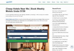 Book Under $150 Weekly Motels Cheap Hotels Near Me - Find budget-friendly stays! Search cheap hotels