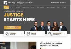 Rapoport Weisberg & Sims P.C. - Premier Personal Injury & Wrongful Death Attorneys  Our law office has decades of experience handling all types of catastrophic personal injury cases. We represent clients in catastrophic personal injury and wrongful death claims across a variety of practice areas.   Contact Details: Phone: (312) 327-9880 Address: 20 N Clark St Ste 3500, Chicago, IL 60602