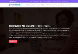 WooCommerce Web Development Agency In USA - WooCommerce stands out as a popular e-commerce platform seamlessly integrated within WordPress. It boasts a plethora of features and functionalities, making it an excellent choice for businesses aiming to establish or enhance their online presence. Here are some advantages of utilizing WooCommerce web development:  Flexibility- WooCommerce offer extensive design and customization options empowering businesses to craft unique and visually captivating websites tailored to their specific...