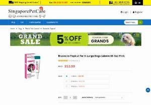 Bravecto Topical for X-Large Dogs (above 88 lbs) Pink - Bravecto Topical for X-Large Dogs (above 88 lbs) in Pink provides extended protection against fleas and ticks. This exceptional product combines convenience with effectiveness, applying directly to your dog&#039;s skin. Order today to secure the lowest price.