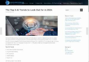 The Top 5 AI Trends to Look Out for in 2024 - The advent of AI trends in 2024, spanning Generative AI, Augmented Working, AI Legislation, Multimodal AI, and Agentic AI, heralds a profound transformation across sectors. Fueling innovation, streamlining operations, and emphasizing ethical standards, these trends are sculpting the future landscape of technology and its broader societal implications. Explore additional details by visiting our website.