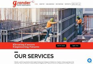 Grander Employment & Manpower Services Inc. - Unlocking Potential, Empowering Futures – Welcome to Grander Employment & Manpower Services Inc.! 🚀 Elevate your career with us as we connect talent with opportunity. We're not just a staffing solution; we're architects of success, building bridges between skilled professionals and thriving enterprises. Join the Grander family and let your career soar to new heights. Where talent meets opportunity, excellence follows. Your journey to success begins...