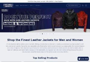 Natural Jackets - At natural jackets, leather jackets are our specialty. Offering a timeless fashion statement, a rebellious and adventurous style is added to both men, and women's jackets. Among the many accessible looks, these fashion leather jackets standout as a classic option that radiates elegance and a dash of edginess. Natural jackets is quite famous for men’s leather jackets and women’s leather jackets.