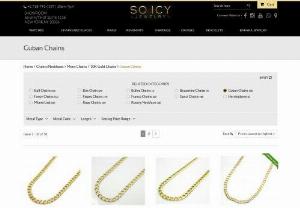 100% Natural 10K Yellow Gold Cuban Chains for Men: So Icy Jewelry - Shop from a wide range of real 10k yellow gold Cuban chains made in Italy and the USA in sizes ranging from 1 to 13mm wide with many lengths to choose from.
